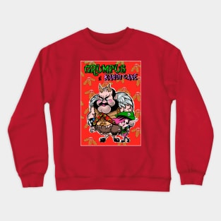 GRUMPUS and Kandi Cane with holly skulls Crewneck Sweatshirt